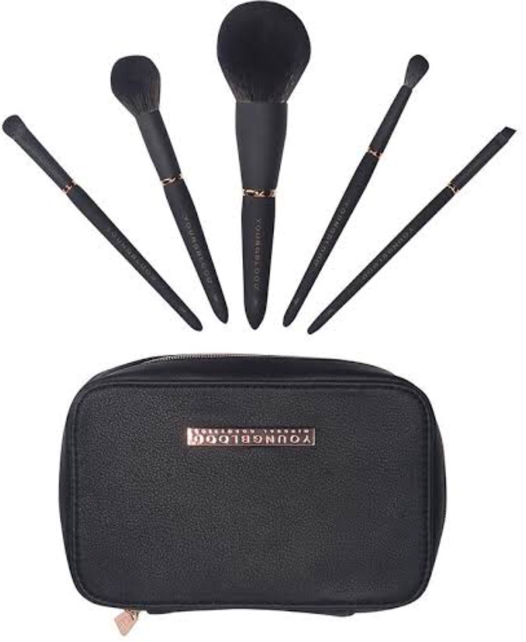 Youngblood Jet Set 5 pc Make up brush set